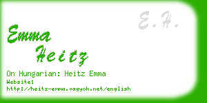 emma heitz business card